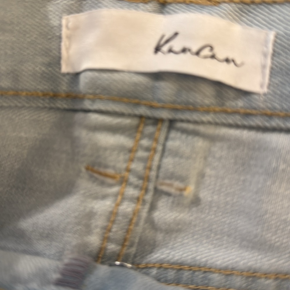 KanCan Light Blue High-Rise Distressed Flare Jeans - Picture 6 of 6